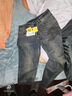 JEEP吉普牛仔褲男秋冬季彈力休閑褲子男士商務(wù)百搭男褲 納米黃加絨 32 曬單實(shí)拍圖