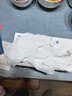 艾享一次性醫用丁腈手套 檢查食品級家務(wù)清潔洗碗丁晴手套 白色M碼 曬單實(shí)拍圖