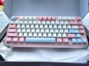 瓦爾基里（VALKYRIE）VK75 客制化機械鍵盤(pán) 三模2.4G/有線(xiàn)/藍牙 全鍵熱插拔 VK75-幻粉 曬單實(shí)拍圖