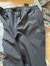 伯希和（Pelliot）戶(hù)外軟殼褲男冬季防風(fēng)高彈加絨保暖沖鋒徒步登山褲114307161黑XL 曬單實(shí)拍圖
