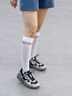 肌動(dòng)專(zhuān)業(yè)馬拉松長(cháng)筒跑步襪子壓縮襪男女運動(dòng)壓力襪子瑜伽襪子跳繩防滑 白色 S碼（35-39） 曬單實(shí)拍圖