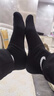耐克NIKE男女通款運動(dòng)配飾三雙裝 襪子運動(dòng)襪SX4706-901麻灰色M碼 曬單實(shí)拍圖