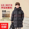 兒童鵝絨服冬季黑金加厚90鵝絨服男女童短款童裝羽絨服中長(cháng)款大童 曜石黑 【中長(cháng)款】 140 (均 碼) 【售后無(wú)憂(yōu)】90%鵝絨服 曬單實(shí)拍圖