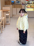 班喜迪女童外套春裝2026新款兒童洋氣公主上衣寶寶衣服春秋季休閑小童裝 黃色 100 曬單實(shí)拍圖