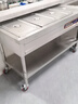帶腳輪快餐保溫臺商用加熱臺 食堂打菜熱菜售飯臺保溫餐臺餐車(chē)快餐店打菜臺 腳輪款 4格4盆 曬單實(shí)拍圖