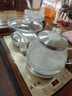 益茶福全自動(dòng)上水電熱水壺底部上水嵌入式茶臺功夫茶燒水壺飲水燒水一體機抽水玻璃煮茶壺保溫泡茶壺 SQ-008金色玻璃套裝 1L 曬單實(shí)拍圖