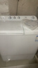 海爾（Haier）13公斤/15公斤半自動(dòng)洗衣機雙桶雙缸家用大容量強勁水流洗洗脫水分離甩干以舊換新波輪老式洗衣機 新款13公斤一級能效 雙缸 小神泡凈洗+噴淋漂洗+腳輪 曬單實(shí)拍圖