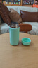 【全網(wǎng)爆款】迷你口袋保溫杯304不銹鋼水杯便攜可愛(ài)水杯女生 淡青色 150ml 曬單實(shí)拍圖
