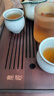 八千行茶盤(pán)托盤(pán)帶排水家用竹木小型茶臺一體式功夫干泡茶杯瀝水茶具配件 曬單實(shí)拍圖