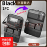 車(chē)椅背置物架汽車(chē)椅背收納袋掛袋車(chē)內后背紙巾盒車(chē)載實(shí)用用品大全 黑色新款納帕皮托盤(pán) 曬單實(shí)拍圖