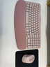 羅技（Logitech）Wave Keys人體工學(xué)鍵盤(pán) 無(wú)線(xiàn)藍牙鍵盤(pán)辦公平板ipad鍵盤(pán)Mac筆記本薄膜鍵盤(pán) 家用雙模帶掌托傾角支架 Wave Keys粉色(帶Bolt接收器) 曬單實(shí)拍圖