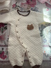貝瑞加（Babyprints）嬰兒連體衣保暖哈衣男女寶寶夾棉爬服加厚連身衣家居服 棕熊73 曬單實(shí)拍圖