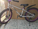 永久鋁合金兒童自行車(chē)6-10-12歲男女孩學(xué)生單車(chē)超輕變速山地車(chē)22寸 曬單實(shí)拍圖