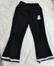 七語(yǔ)欣童裝女童休閑褲春秋裝兒童褲子2025新款洋氣女孩寶寶燈芯絨喇叭褲 黑色春秋款 110 (適合身高100-110cm) 曬單實(shí)拍圖