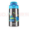 contigo康迪克兒童學(xué)生保溫杯不銹鋼吸管杯400ml挖掘機HBC-GIZ263VP+ 曬單實(shí)拍圖