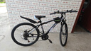 EG7山地自行車(chē)成人學(xué)生變速越野單車(chē)雙減震賽車(chē)26寸青少年男女 輻條【加厚防滑輪-更安全】黑白 26寸21速【適合：160-180CM】 曬單實(shí)拍圖