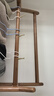 源氏木語(yǔ)落地掛衣架簡(jiǎn)約藤編置物架臥室多功能衣帽架北歐實(shí)木家具0.7米 曬單實(shí)拍圖