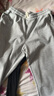 名創(chuàng  )優(yōu)品（MINISO）休閑直筒褲子男重磅潮流春季青少年寬松百搭垂感衛褲 麻灰 4XL 曬單實(shí)拍圖