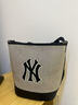 MLB官方 男女同款學(xué)院風(fēng)單肩斜挎時(shí)尚帆布水桶包春夏BMS07 紐約洋基隊/黑色 均碼 曬單實(shí)拍圖