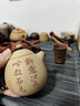 藏壺天下 宜興紫砂壺 純手工精品刻繪茶壺功夫茶具原礦本山段泥龍蛋茶壺 龍蛋壺 200ml 曬單實(shí)拍圖