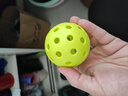李寧（LI-NING）匹克球洞洞球40孔注塑球室外用球TPE彈性體比賽訓練球PZ40 三顆裝 曬單實(shí)拍圖