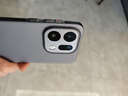 猩球衛士高級感防指紋適用OPPOFindX9光柵紋理手機殼findx9超薄行李箱條紋保護套磨砂外殼黑黑 曬單實(shí)拍圖