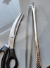 拜杰3件套不銹鋼烤肉夾子牛排烤肉剪刀工具燒烤剪子廚房食品裝備套裝 曬單實(shí)拍圖
