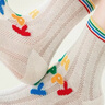 俞兆林5雙兒童襪子夏季薄款棉無(wú)骨中筒男童中大童女童彩虹透氣網(wǎng)眼襪 曬單實(shí)拍圖
