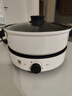 美的（Midea）電火鍋 火鍋專(zhuān)用鍋3-4人 電鍋一體家用多功能鍋 一鍋多用宿舍電煮鍋 電熱鍋分體可拆 4L 【底座可當電磁盤(pán)】26easy501 曬單實(shí)拍圖