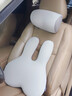 西諾思（H.nos）西諾思汽車(chē)腰靠頭枕套裝護腰托車(chē)載久坐女司機用靠背墊 套裝灰色 曬單實(shí)拍圖