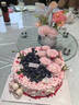 古可可送老婆高級氛圍感新鮮藍莓鮮花生日蛋糕同城配送當天到900g 8英寸 曬單實(shí)拍圖