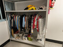 家惠優(yōu)選家用衣柜鋼制貨架臥室簡(jiǎn)易衣帽架可組合落地掛衣架三層長(cháng)150高183 曬單實(shí)拍圖