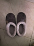 奧康（Aokang）抗菌棉鞋男士冬季加絨保暖居家用防滑防臭中老年包跟棉拖鞋外穿女 曬單實(shí)拍圖