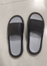 回力運動(dòng)拖鞋男士家居浴室防滑一字拖外穿沙灘涼鞋 HL3952 黑灰 42-43 曬單實(shí)拍圖