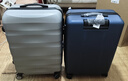 90分行李箱24英寸商務(wù)拉桿箱大容量旅行箱密碼箱托運箱子多瑙河藍色 曬單實(shí)拍圖