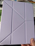 綠聯(lián)適用iPadAir7保護殼11英寸2025款Air6/5/4保護套Y折蘋(píng)果平板電腦支架懶人桌面防彎帶筆槽防摔紫色 曬單實(shí)拍圖