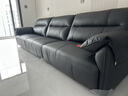 芝華仕（CHEERS）真皮藝沙發(fā)客廳2025新款黑色直排鋼琴鍵芝華士3095黑大三 曬單實(shí)拍圖