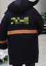 凍庫冷庫專用防寒服套裝冬季加厚棉衣棉背帶褲男棉大衣棉襖工作服 加厚藏藍色中長棉衣+背帶棉褲套裝 3XL 185/100A 曬單實拍圖