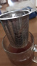 膳大皇（SHDO）德國316不銹鋼茶漏雙耳茶水分離器茶濾過(guò)濾網(wǎng)泡茶隔過(guò)濾器濾茶器 抗菌316【雙耳款+蓋托】適配口徑6.5-10cm 曬單實(shí)拍圖