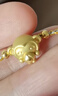 周六福黃金轉運珠手串女生肖生日禮物定價(jià) 聰慧猴A1911579 約0.52g 曬單實(shí)拍圖