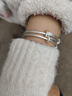 多彩貴州足銀寶寶手鐲 20g【 情人節禮物】馬年新年禮物送女朋友老婆 曬單實(shí)拍圖