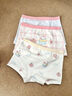 貓人女童內褲兒童純棉a類(lèi)抗菌四角褲6-12歲中小童女孩寶寶平角短褲頭 混色 【100%純棉底襠】 3條 140 【建議體重50-65斤】 曬單實(shí)拍圖