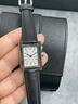 IFF指揮家系列手表女款皮帶石英表真皮女表真鉆石腕表時(shí)尚禮物 煙墨黑 曬單實(shí)拍圖