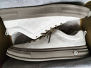 益立公牛男鞋2026春季新款休閑鞋百搭牛皮經(jīng)典板鞋輕便耐磨系帶小白鞋 象牙白 41 曬單實(shí)拍圖