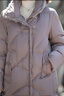鴨鴨（YAYA）中年氣質(zhì)媽媽冬裝洋氣短款羽絨服中年女款中老年百搭立領(lǐng)外套女QC 曬單實(shí)拍圖