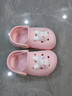 牧童兒童拖鞋夏男寶寶洞洞鞋軟底女童卡通洗澡嬰幼兒家居鞋萌兔粉170 曬單實(shí)拍圖
