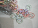 燁翡儷六一兒童皮筋頭繩約150根小號螺紋發(fā)圈幼兒寶寶彩色發(fā)繩扎頭發(fā)飾 曬單實(shí)拍圖