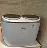 美的（Midea）雙子座 波輪洗衣機全自動(dòng) 1KG迷你內衣洗 分區洗衣機 專(zhuān)業(yè)除菌螨 MNBB10VH70E 以舊換新 曬單實(shí)拍圖