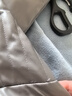 恒源祥2025新款海寧皮衣羽絨服女真皮中長(cháng)款綿羊皮皮草大碼外套加絨加厚 紫灰色 XL 【建議115-130斤】 曬單實(shí)拍圖