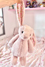 Jellycat花布邦尼兔動(dòng)物毛絨玩偶兔子玩偶兒童禮物娃娃生日情人節禮物 徹蕊（胭脂粉色） Medium 曬單實(shí)拍圖